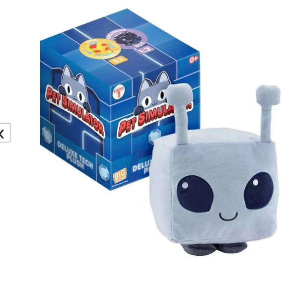 ROBLOX Series 2 Mystery PET SIMULATOR X Deluxe Fantasy XL Tech Plush 2 DLC Codes - Picture 5 of 16